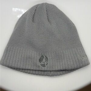 New Era Gray Knit Fleece Lined Mens Beanie
